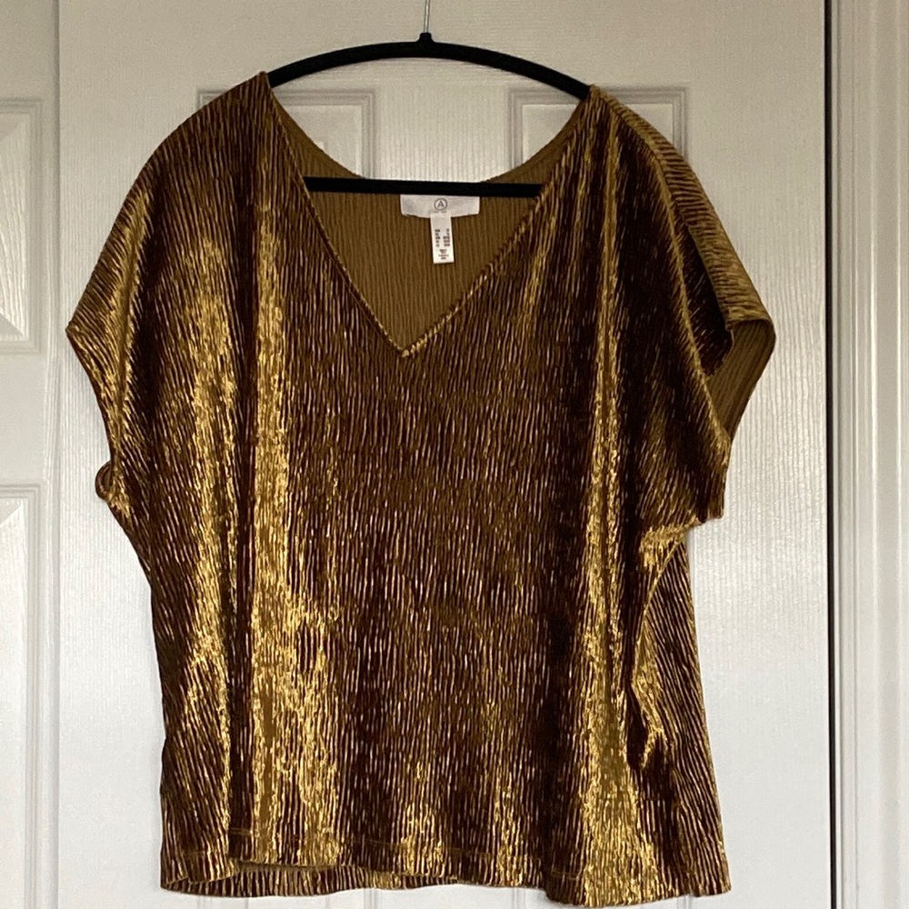 Bright shimmering good top - perfect for New Year’s parties!